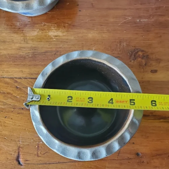 *SOLD* Beautiful! Set Of 4 Vintage Rowe Pottery Works Apple Bakers 🍎 - Picture 4 of 6